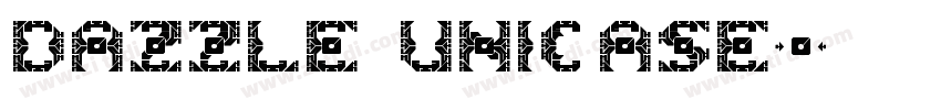 dazzle unicase字体转换